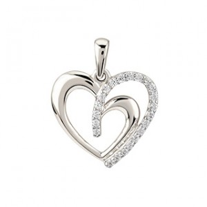 pendentif en argent 925, zircon, SI90-39